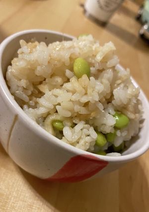 枝豆と新生姜のごはん　枝豆ご飯　QC-レシピのメイン写真