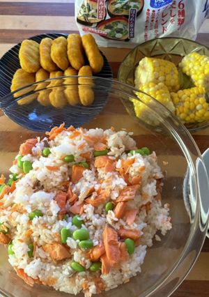 夏休み子供お昼ご飯～2022.7.28～-レシピのメイン写真