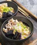 豚しゃぶとなすのぶっかけおろしそうめん
