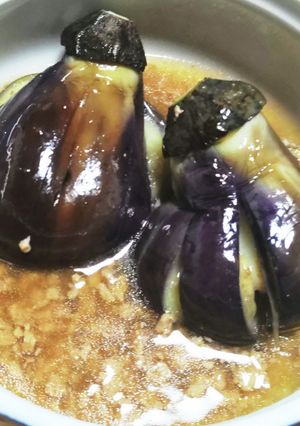 茶せんナスのひき肉あん-レシピのメイン写真