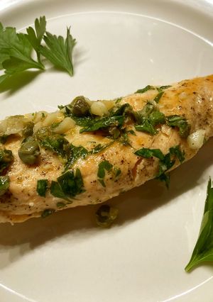Garlic Caper Salmon-レシピのメイン写真