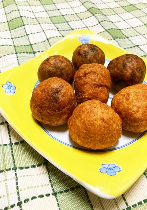 材料2つ♫　超簡単　ふわもち豆腐ドーナツ-レシピのメイン写真