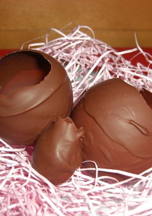 お家で出来たよ♫ エッグチョコ~❍◔-レシピのメイン写真