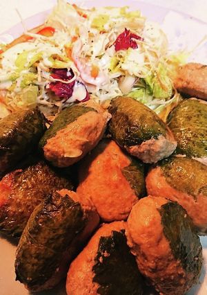 チーズ入り大葉ハンバーグ-レシピのメイン写真