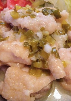 簡単！鶏もも肉のねぎ塩レモン煮込み！-レシピのメイン写真