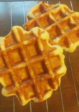 白神こだま酵母でベルギーワッフル-レシピのメイン写真