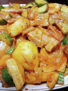 檸檬胡椒で夏の野菜炒めカレー-レシピのメイン写真