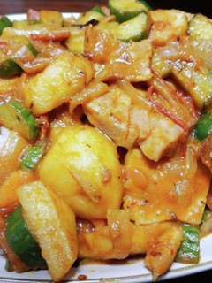 檸檬胡椒で夏の野菜炒めカレー-レシピのメイン写真