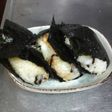 塩こんぶとチーズの焼きおにぎり♪