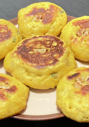 ランチやおやつに簡単　かぼちゃお焼き-レシピのメイン写真