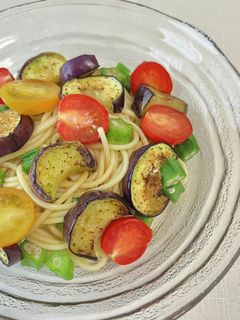 夏野菜の冷製パスタ♪-レシピのメイン写真