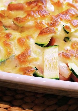 ズッキーニとベーコンのチーズ焼-レシピのメイン写真