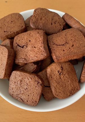 ココアクッキー　ココアとバター-レシピのメイン写真