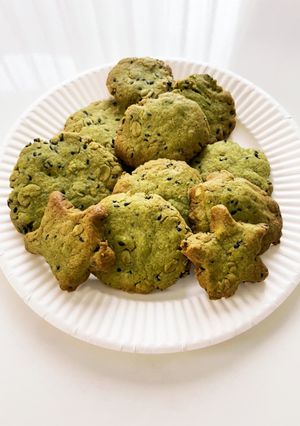 抹茶黒ごまクッキー-レシピのメイン写真