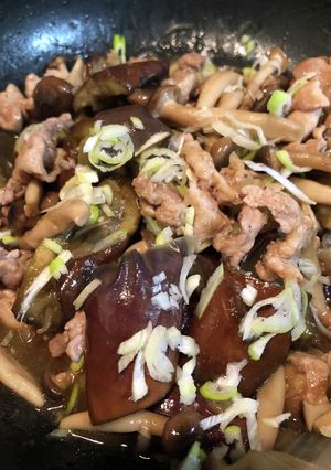 ナスと豚肉の炒め物-レシピのメイン写真