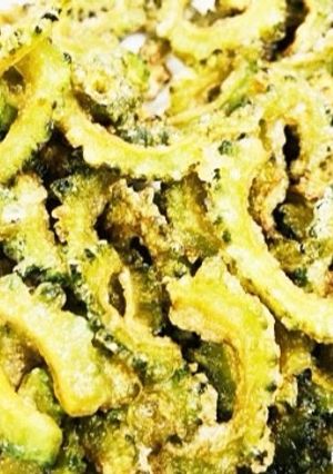 夏の副菜に！ゴーヤの唐揚げ-レシピのメイン写真