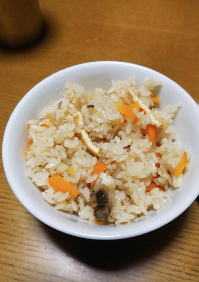 まいたけの炊き込みご飯4合分量覚書-レシピのメイン写真