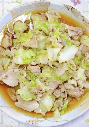 豚肉とキャベツのうま煮-レシピのメイン写真