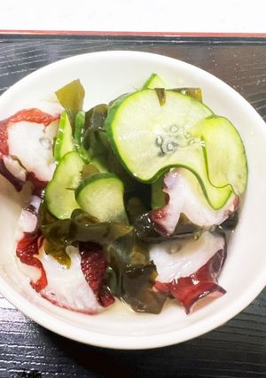 カンタン酢で、胡瓜とタコとワカメの酢の物-レシピのメイン写真