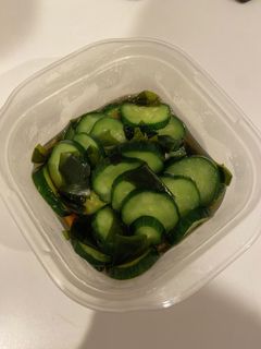 きゅうりとワカメの酢の物 自分用-レシピのメイン写真