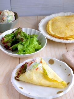 米粉でモッチリ♡絶品クレープ-レシピのメイン写真