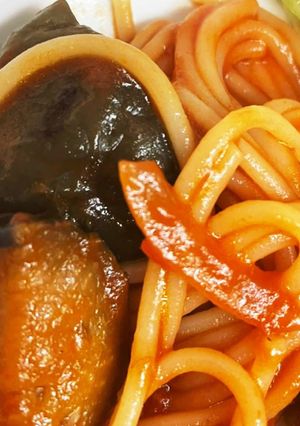 茄子のトマトパスタ-レシピのメイン写真