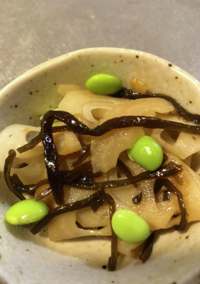 蓮根と枝豆の塩昆布和え-レシピのメイン写真