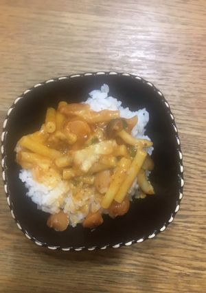 へたくそパパ→マカロニミートドリア丼-レシピのメイン写真