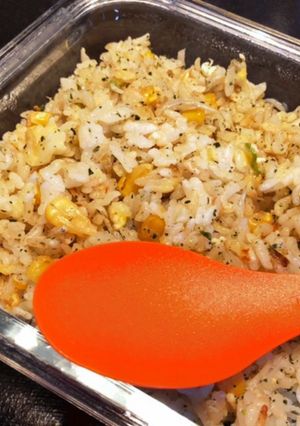 しらすとコーンのかおりふりかけ炒飯-レシピのメイン写真