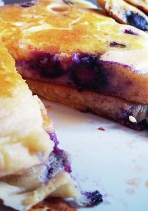 ブルーベリーパンケーキ-レシピのメイン写真