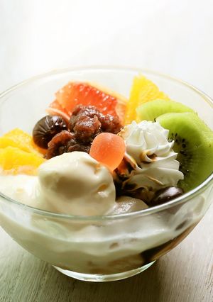 生ところてんでフルーツあんみつ風-レシピのメイン写真