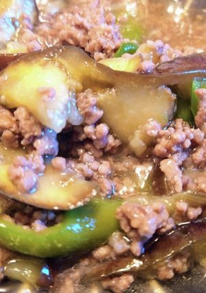 簡単!合い挽き肉と夏野菜のの味噌煮!-レシピのメイン写真