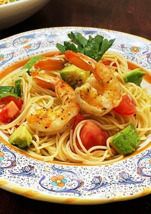 海老とアボカドの冷製パスタ-レシピのメイン写真