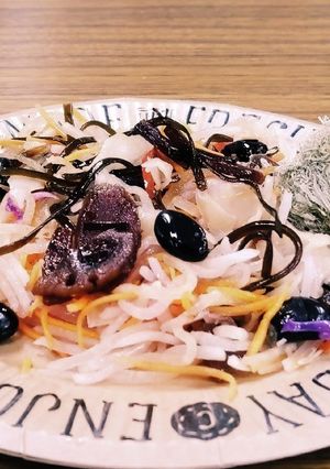 “黒豆人参/大根合えサラダ”&とろろ昆布-レシピのメイン写真