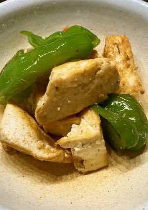 Tofu Pepper Sauté-レシピのメイン写真