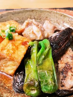 茄子 ししとう 鶏肉 簡単揚げ浸し風-レシピのメイン写真