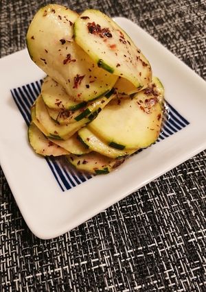ズッキーニゆかり和え-レシピのメイン写真