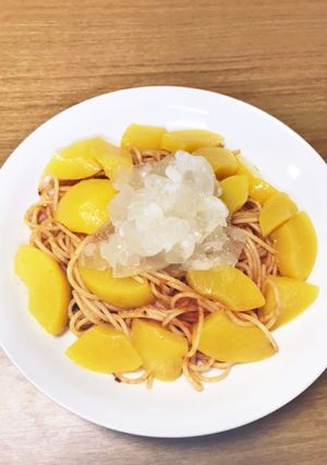 桃とトマトの冷製パスタ-レシピのメイン写真
