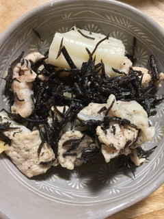 ちくわぶとひじきと豚肉の煮物-レシピのメイン写真