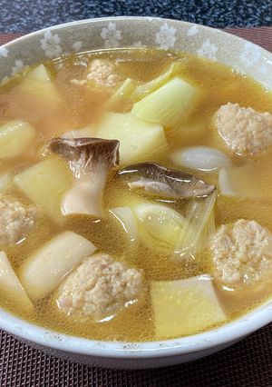 鶏団子鍋!(^^)!-レシピのメイン写真