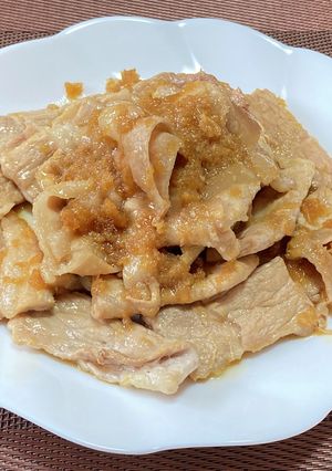豚モモ生姜焼き!(^^)!-レシピのメイン写真