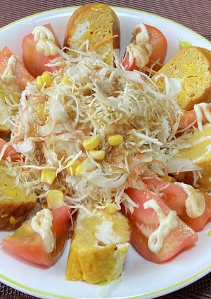 卵焼きサラダ!(^^)!-レシピのメイン写真