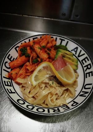レモンクリーム&コンビーフトマトのパスタ-レシピのメイン写真