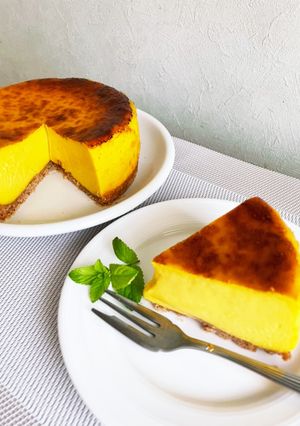 かぼちゃチーズケーキ-レシピのメイン写真