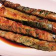 ズッキーニの豚バラ巻き