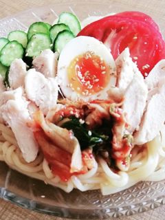 ☆夏さっぱり鶏胸肉冷麺☆-レシピのメイン写真