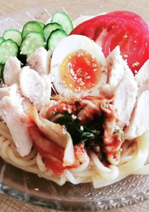 ☆夏さっぱり鶏胸肉冷麺☆-レシピのメイン写真