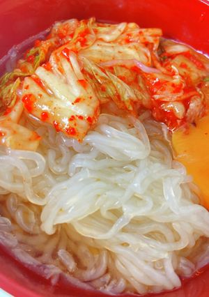 韓国風ヘルシー夏の白滝麺-レシピのメイン写真