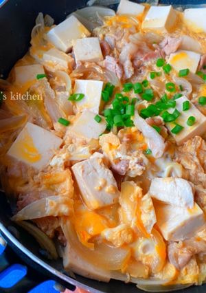 豆腐でかさまし！節約他人丼-レシピのメイン写真