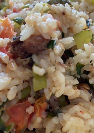野菜の旨味たっぷり☆ 夏野菜チャーハン-レシピのメイン写真